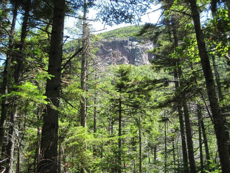 PemiTraverse (7).JPG - A glimpse of the cliffs on Mt. Lowell.